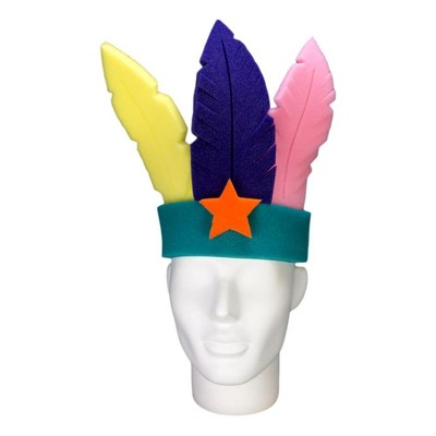 Foam Party Hats Feathers Headband