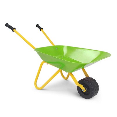 Costway Steel Wheelbarrow for Kids Red/Green/Light Green
