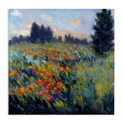 Stupell Industries Flower Meadow Landscape, 36" x 36"