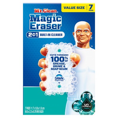 Mr. Clean Fresh Magic Eraser 2-in-1 Built-In Cleaner Unstopables