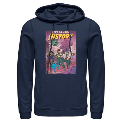Men's Disney Strange World Let's Go Make History Pull Over Hoodie