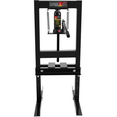 Hydraulic Shop Press 6 Ton, 13001LBS H-Frame Press with Movable Plates - for Garage & Professional Metalworking