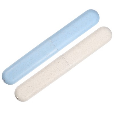 Unique Bargains Toothbrush Travel Case Traveling PP Portable Toothbrush Travel Containers for Travel Business 8.07''x1.22''x0.83''