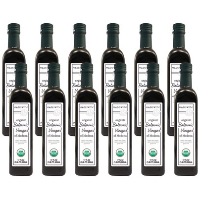 Made With Organic Balsamic Vinegar - Case of 12/17 oz