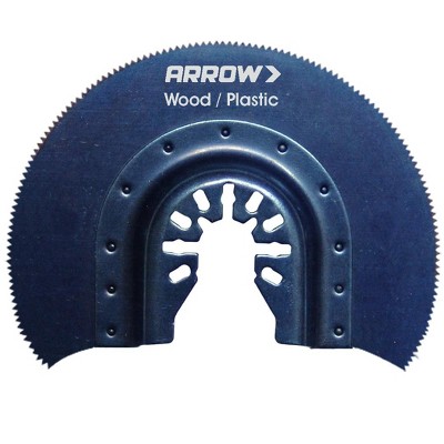 Arrow OSC108-1 Wood Segment Oscillating Tool Cutting Blade, 3-7/16 inch