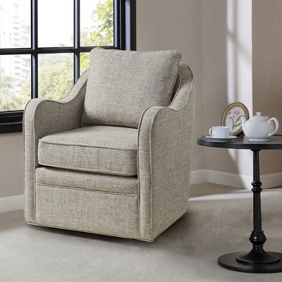 NicBex Accent Chair Swivel Chair Wood Frame Upholstered Modern Lounge Chair Reading Chair Comfy Chair for Living Room