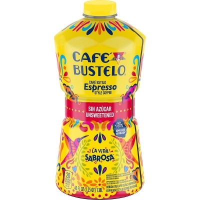 Café Bustelo Unsweetened Espresso-Style Iced Coffee - 40 fl oz
