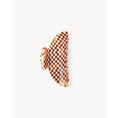MACHETE - Midi Heirloom Claw - Tortoise Checker