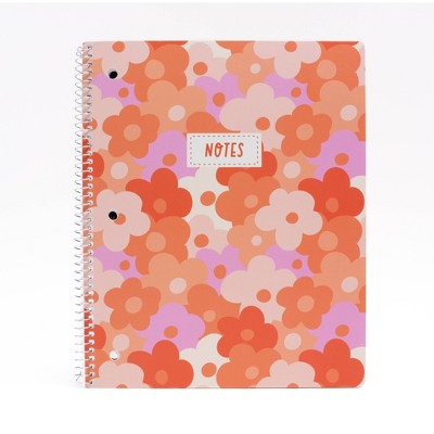 Continental Accessory Camo Subject Notebook 80 Sheets Wide Ruled Pink, School Supplies