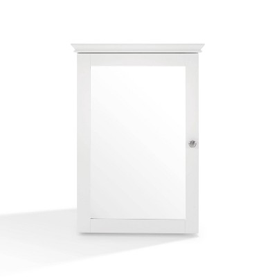 Crosley Lydia Wall Cabinet with Mirror Warm White
