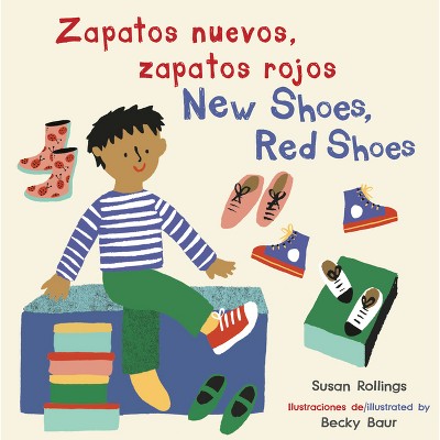 Zapatos Nuevos, Zapatos Rojos/New Shoes, Red Shoes (Bilingual Mini-Library Edition) - (Child's Play Bilingual Mini-Library) by  Susan Rollings