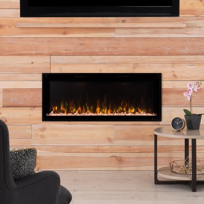 Modern Ember Aerus Smart Linear Electric Fireplace - Works with Alexa and Google Assistant