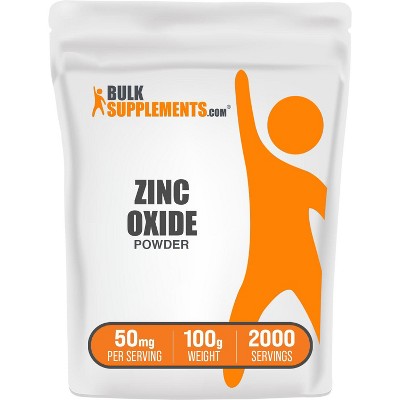 BulkSupplements Zinc Oxide Powder