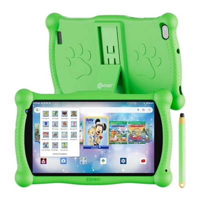 Contixo V10 7” Kids Android Tablet – 32GB with 50 Disney eBooks, Stylus, 15 Learning Apps, Parental Controls & Kid-Proof Case with Kickstand