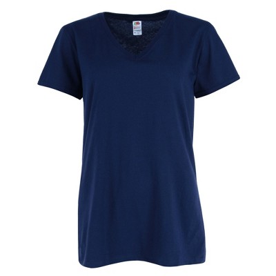Fruit of the Loom Women's Cotton V Neck Tee Shirt