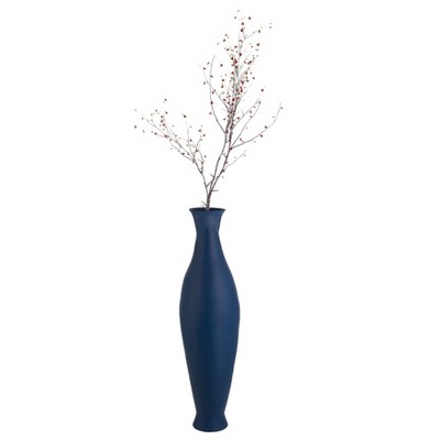 Uniquewise Modern Bamboo Floor Vase - Decorative 43-inch Vase for Living Room, Dining Room, or Entryway - Fill with Dried Branches or Flowers