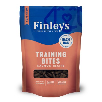Finley's All Natural Salmon Flavor Soft & Chewy Training Bite Dog Treat - 5oz