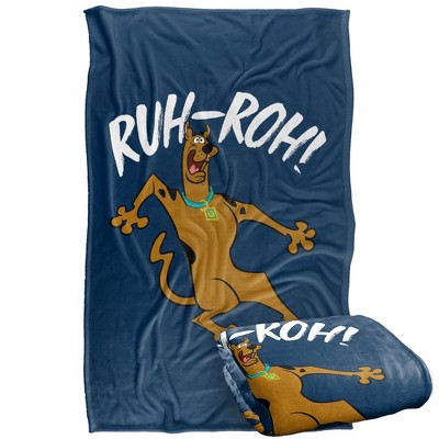 Scooby Doo Ruh Roh Silky Touch Super Soft Throw Blanket 36" x 58" Ruh Roh