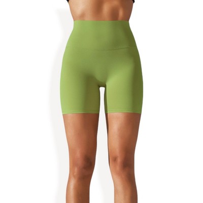 Anna-Kaci Active Women's High-Waisted Seamless Shaping Shorts with Tummy Control