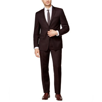 Calvin Klein Mens Slim fit 2 piece Two Button Formal Suit