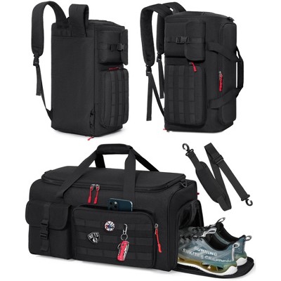 Gym Bag for Men, 45L Sports Travel Duffel Bag with Shoe & Laptop Compartment, Gym Workout Backpack