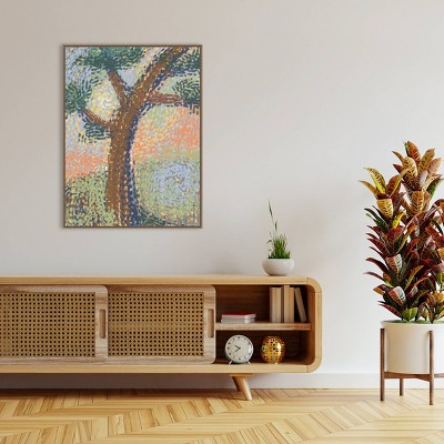 Amanti Art Summer Tree by Little Dean Framed Wall Art Print