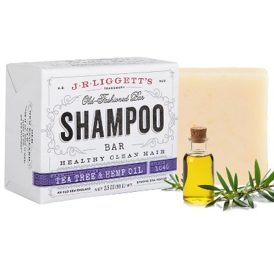JR LIGGETT'S Tea Tree Oil Shampoo Bar - Sulfate-Free for Oily Hair & Sensitive Scalp - 3.5oz