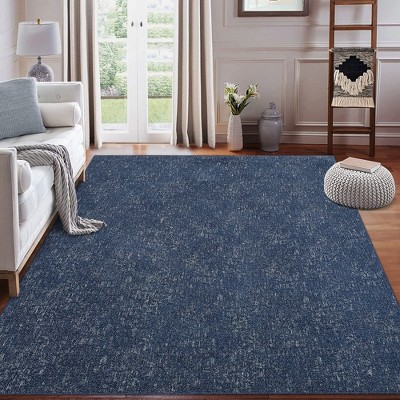 Modern Solid Area Rug Jacquard Textured Washable Rug for Living Room Bedroom Farmhouse Rug
