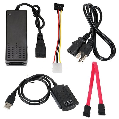 Sanoxy USB 2.0 to SATA/PATA/IDE Drive Adapter Converter Cable Set