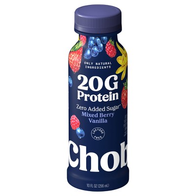 Chobani 20g Protein Mixed Berry Vanilla Yogurt Drink - 20g Protein 10 fl oz