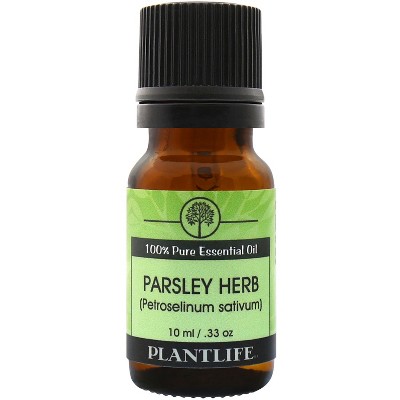 Plantlife Parsley Herb Aromatherapy Essential Oil – 100% Pure, Therapeutic Grade, No Additives or Fillers, Made in California, 10 ml