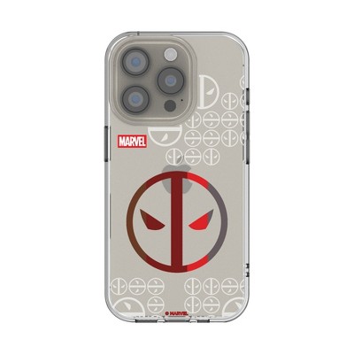 Keyscaper Marvel Deadpool Sigil Clear Cell Phone Case for Apple iPhone