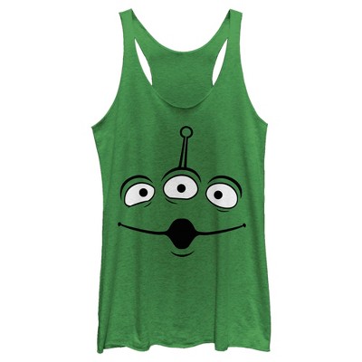 Women's Toy Story Squeeze Alien Costume Tee Racerback Tank Top