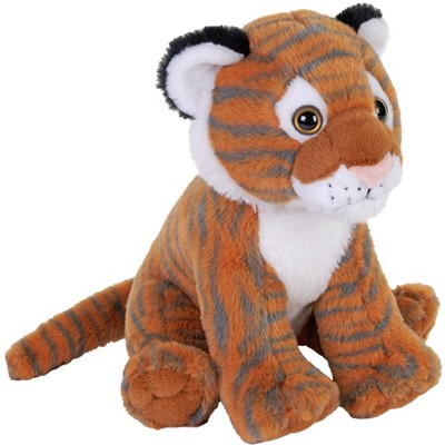 Wild Republic Earthkins Mini Tiger Stuffed Animal, 8 Inches