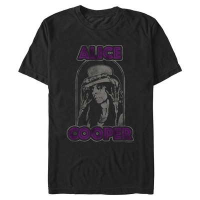 Mens Alice Cooper Retro Portrait T Shirt
