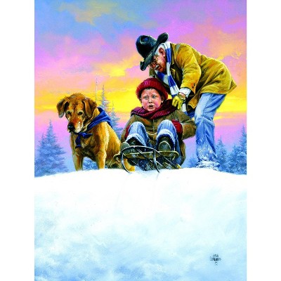 Sunsout Grandpa's Idea 500 pc Fathers Day Jigsaw Puzzle 16976