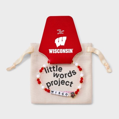 Little Words Project University of Wisconsin Beaded Bracelet