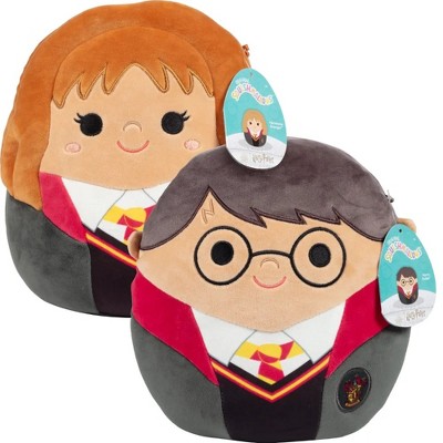 Squishmallows 10" Harry Potter Collection 2 Pack - Featuring Harry Potter and Hermione Granger! - Officially Licensed 2025 Jazwares Big Plush