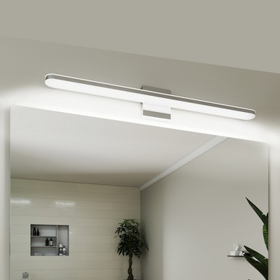 Modern LED Vanity Light 39in 24W Chrome Bathroom Fixture Over Mirror