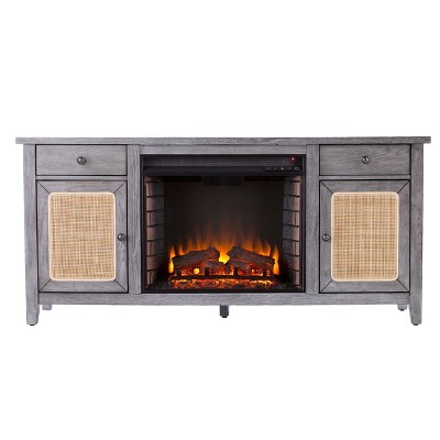 Edderton Electric Fireplace with Media Storage - SEI