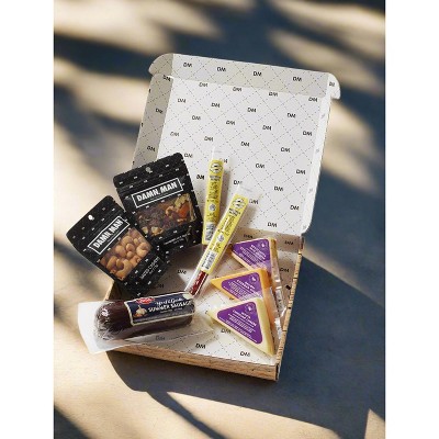 Deluxe Delicatessen Box – Gourmet Meats, Cheeses & Nuts Gift Set