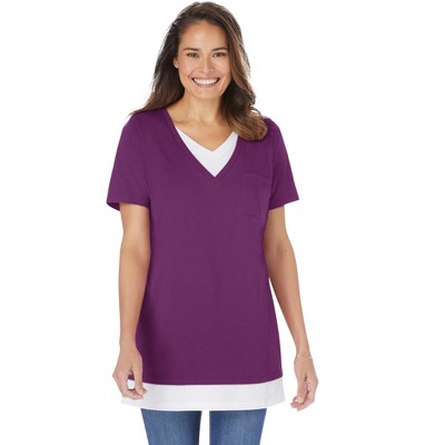 Woman Within Layered-Look Tunic