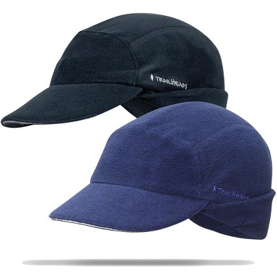 TrailHeads Fleece Ponytail Hat for Women –  Reflective Winter Beanie with Visor for Running, Hiking