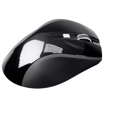 Monoprice Select Wireless Ergonomic Mouse - Black - Ideal For Work, Home, Office, Computers - Workstream Collection