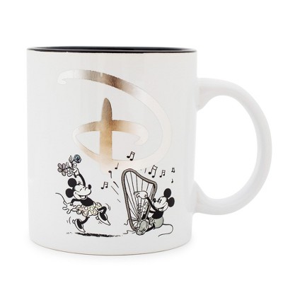 Silver Buffalo Disney 100 Years of Wonder Foil-Embossed Ceramic Mug | Holds 20 Ounces