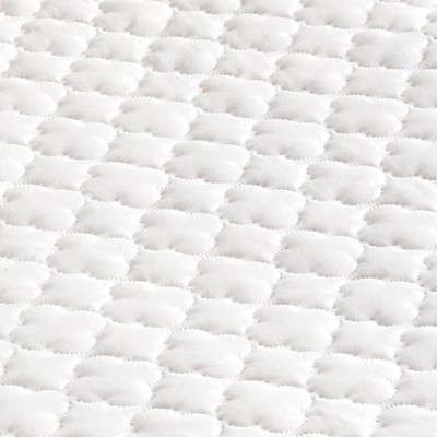 The Lakeside Collection 36” Square Microfiber Washable Mattress Protector - Bedding Pee Pad