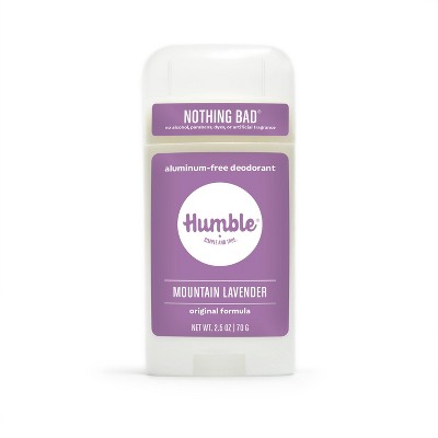 Humble Brands Original Formula Solid Deodorant - Mountain Lavender - Aluminum-Free 2.5oz