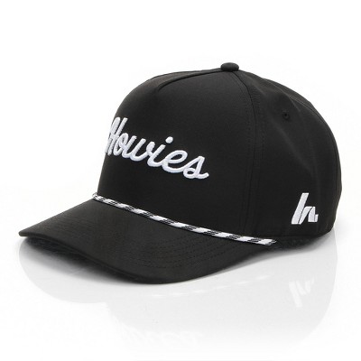 Howies Hockey The Tour Lid Hat Polyester Baseball Hat - Black