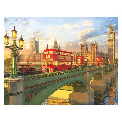 Springbok Westminster Bridge Puzzle 500pc: Travel Jigsaw Puzzle, Memory Skills Educational Toy, Paperboard Material