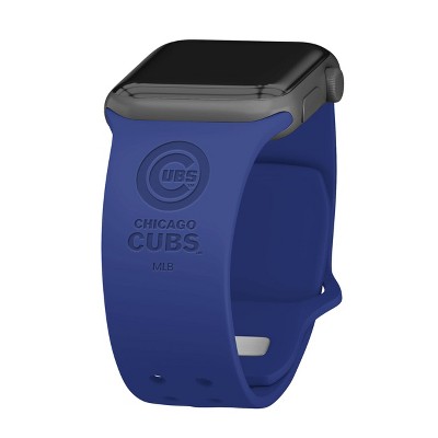 MLB Chicago Cubs Wordmark Engraved Apple Watch Band